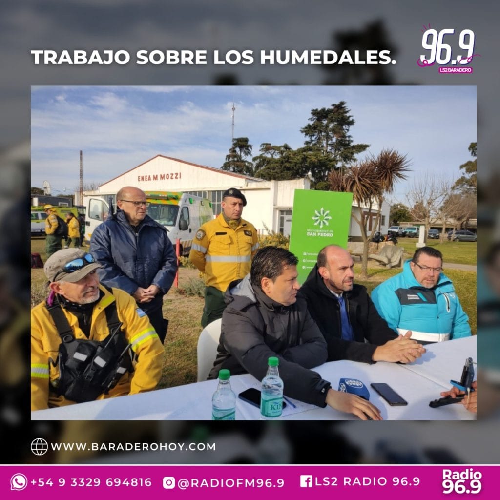 Los intendentes Sanzio y Salazar brindaron una conferencia de prensa en San Pedro en el marco del Operativo del Plan Nacional de Manejo del Fuego