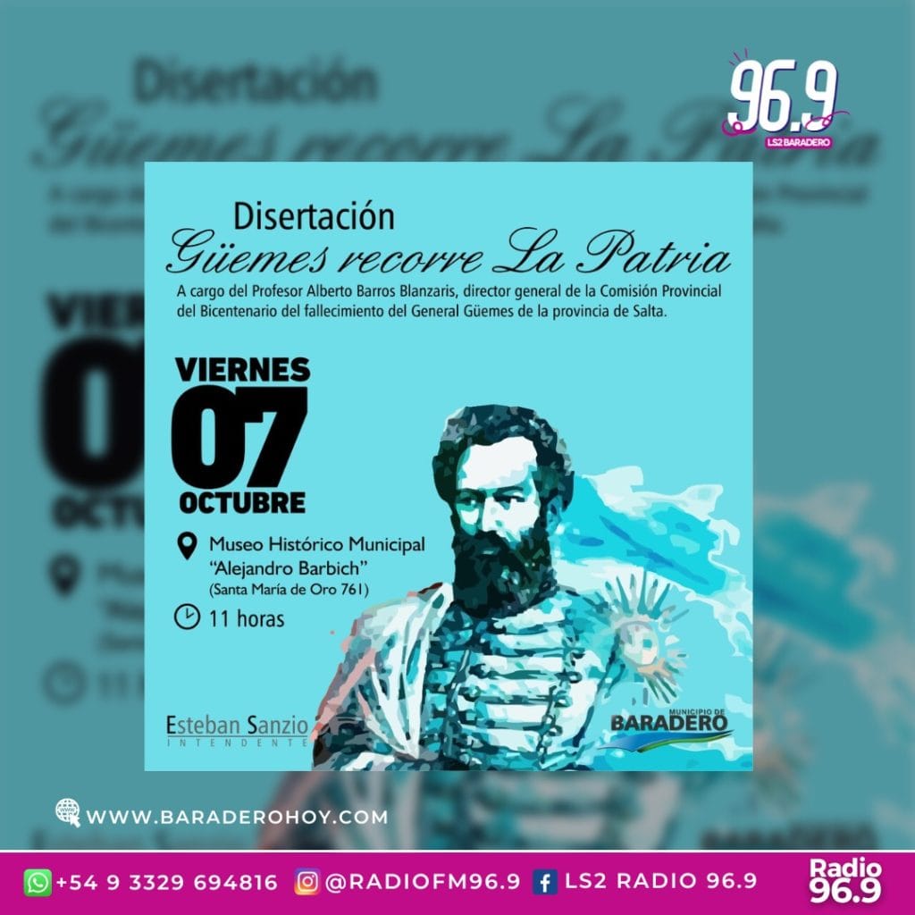 Inauguración del busto del General Martín Miguel de Güemes y disertación de “Güemes recorre la Patria”