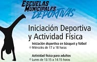 SUMATE A LA ESCUELA MUNICIPAL DE INICIACION DEPORTIVA Y ACTIVIDAD FISICA EN PORTELA.