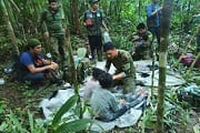 MILAGRO EN COLOMBIA: 4 NIÑOS SOBREVIVIERON 40 DIAS EN LA SELVA.