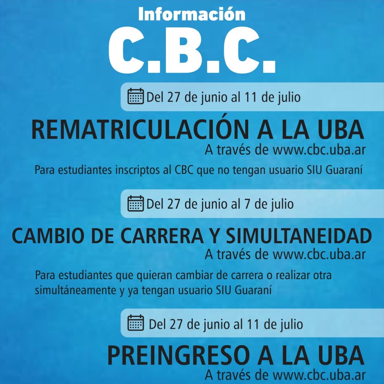CBC | APERTURA DE INSCRIPCIONES