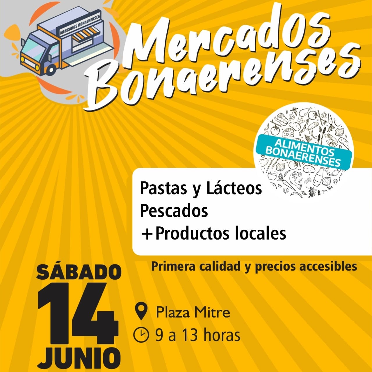 MERCADOS BONAERENSES EN LA PLAZA MITRE