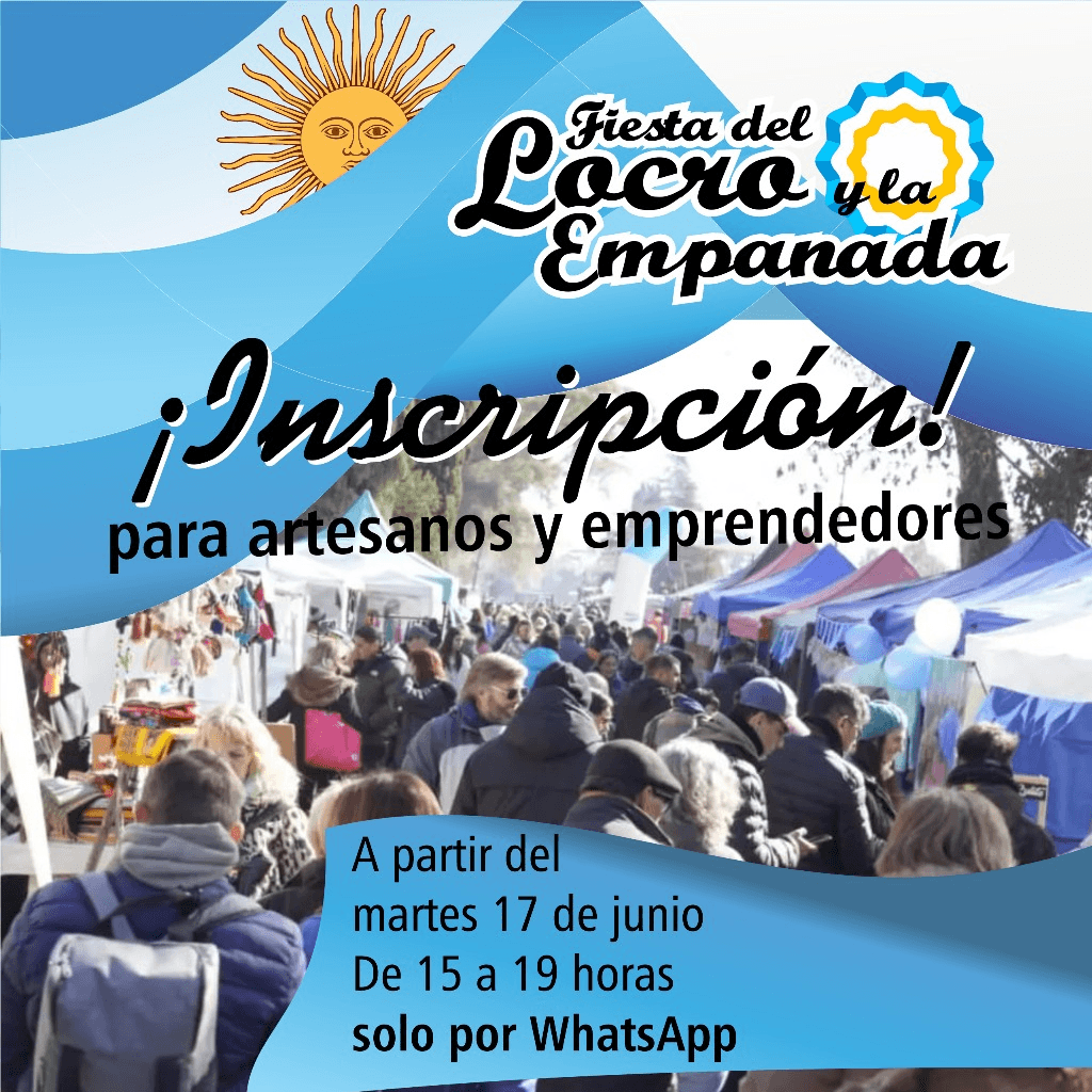 FIESTA DEL LOCRO Y LA EMPANADA EN ALSINA: CONVOCATORIA A EMPRENDEDORES Y ARTESANOS