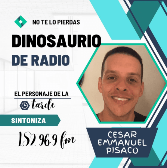 DINOSAURIO DE RADIO: CESAR EMMANUEL PISACO EN LS2 96.9