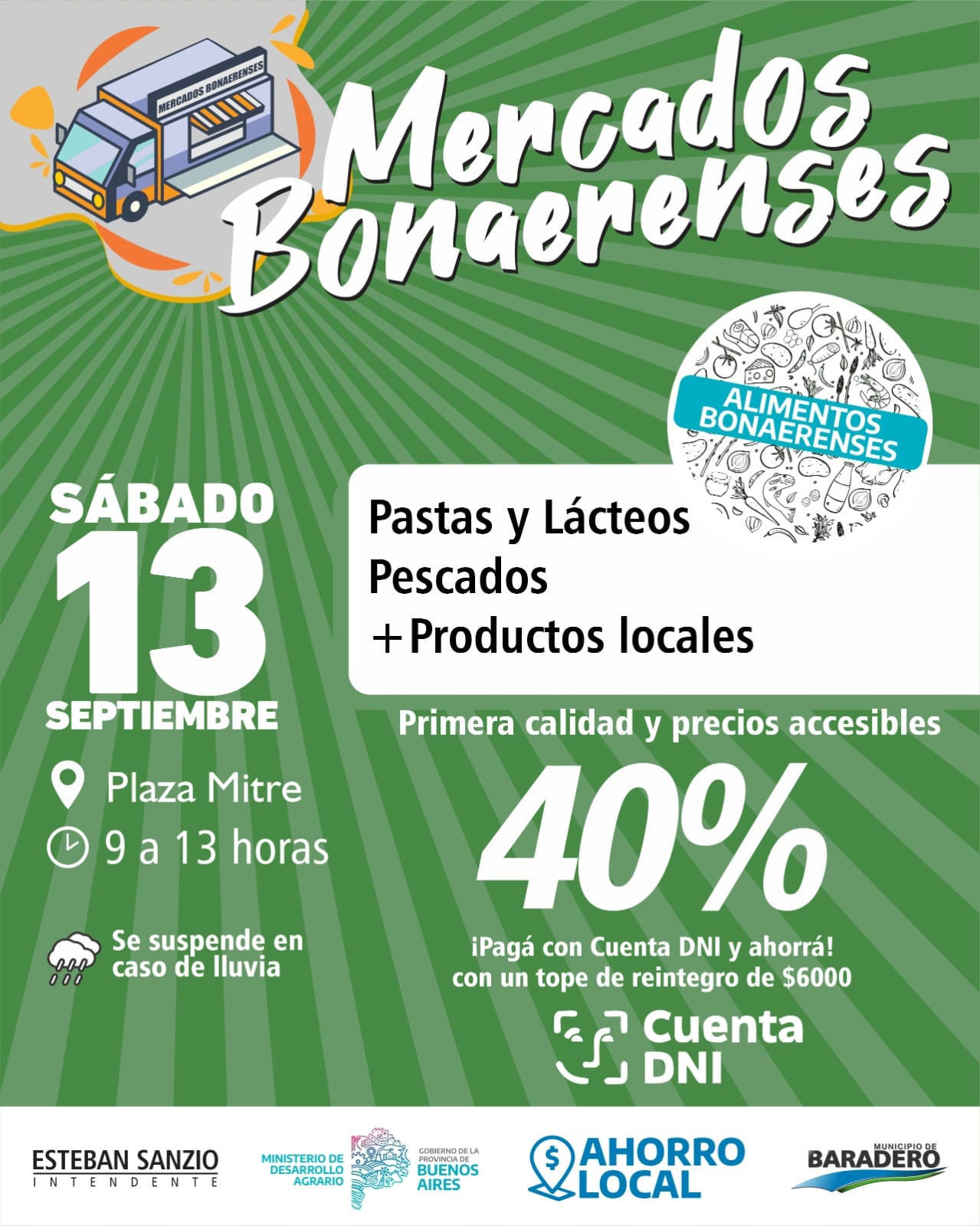 MERCADOS BONAERENSES EN LA PLAZA MITRE