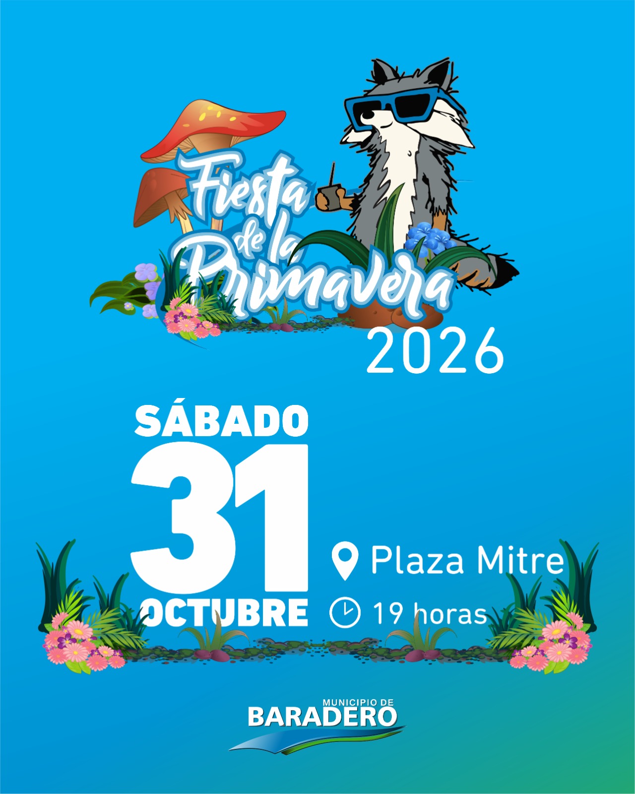 FIESTA DE LA PRIMAVERA 2026: ESTE SÁBADO 31 LA PLAZA MITRE RECIBE A LOS JÓVENES Y ABRE INSCRIPCIÓN GASTRONÓMICA